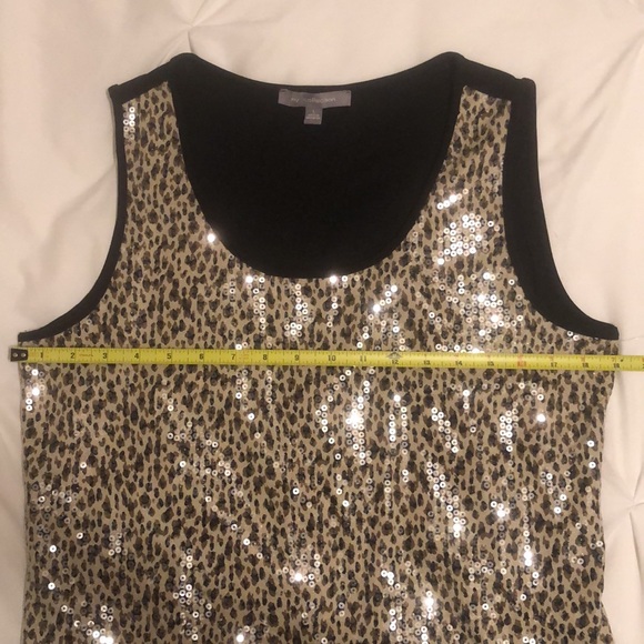 NWT Sequin Cheetah Print Tank - Picture 6 of 8